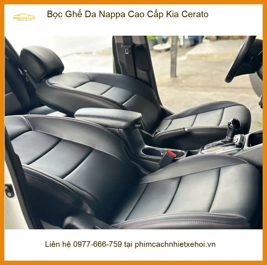 Nơi bọc Ghế Da Nappa Cao Cấp Kia Cerato cho Anh Quang tại Quận 12 uy tín ảnh thực tế 2