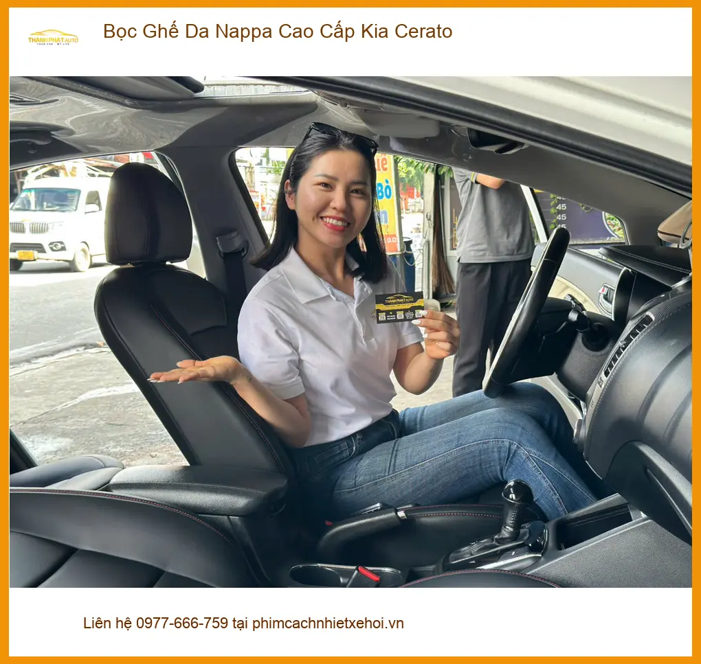 Nơi bọc Ghế Da Nappa Cao Cấp Kia Cerato cho Anh Quang tại Quận 12 uy tín ảnh thực tế 4