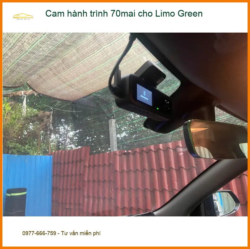 Anh Tuấn Kiệt lắp cam hành trình 70mai cho Limo Green tại Quận 12 ảnh thực tế 5
