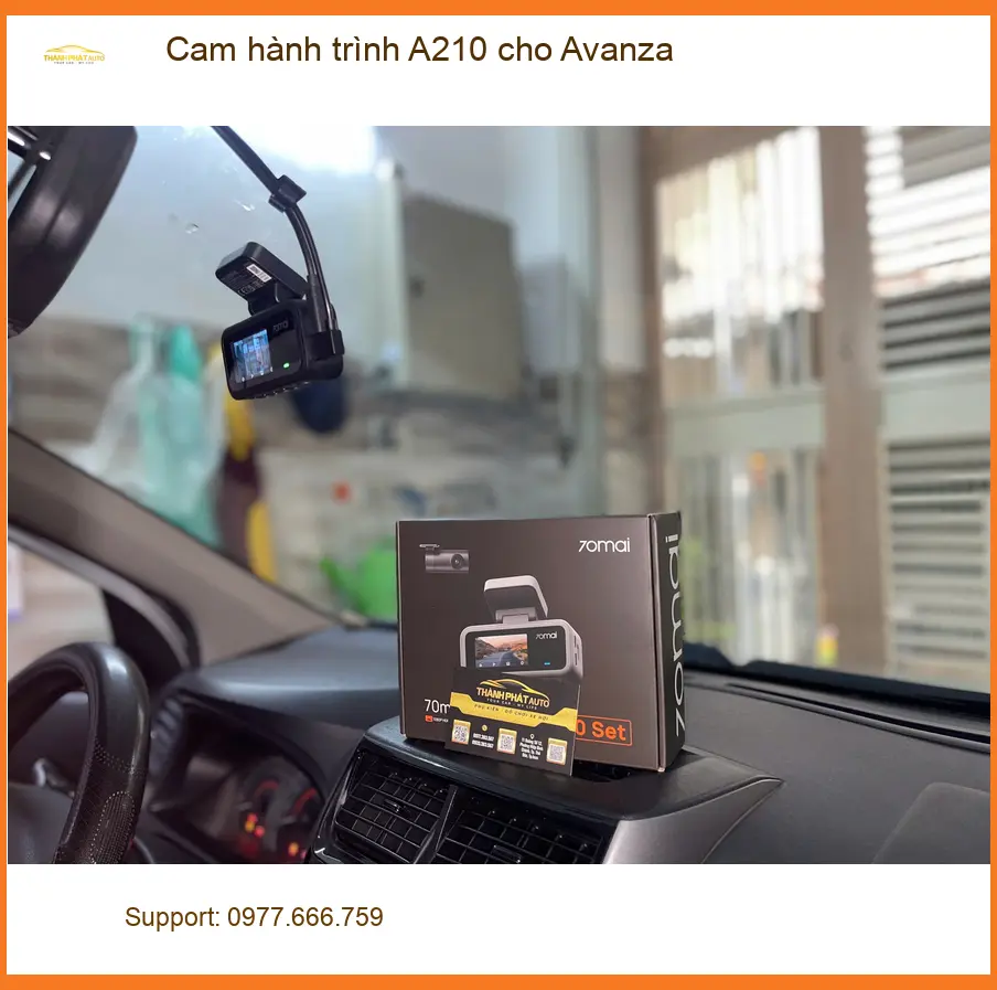 Chị Thúy lắp cam hành trình A210 cho Avanza tại Quận 12 có bằng chứng rõ ràng