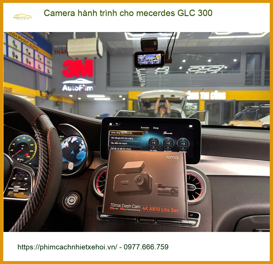 Anh Khang lắp Camera hành trình Mercedes GLC 300 tại Quận 9 để ghi lại hành trình an toàn ảnh thực tế 4