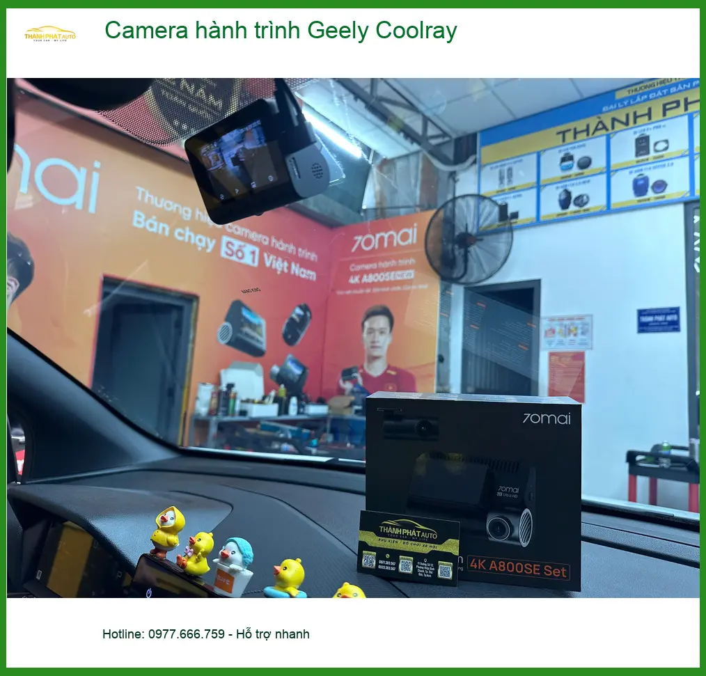 Anh Minh Lắp Camera Hành Trình Geely Coolray Quận 12 Ghi Lại Mọi Khoảnh Khắc