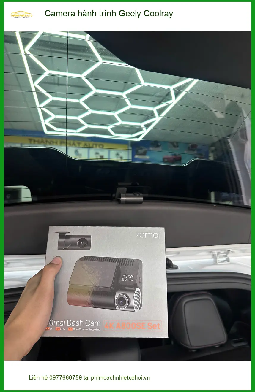 Anh Minh Lắp Camera Hành Trình Geely Coolray Quận 12 Ghi Lại Mọi Khoảnh Khắc ảnh thực tế 2