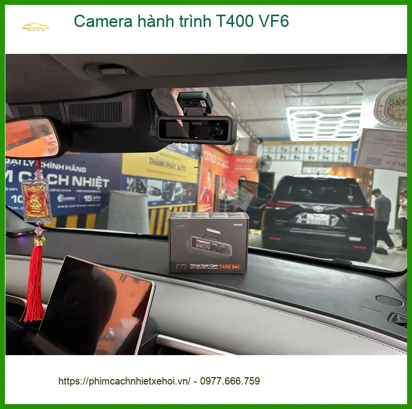 Anh Kiên lắp Camera hành trình T400 cho VinFast VF6 Quận 12 yên tâm lái ảnh thực tế 3