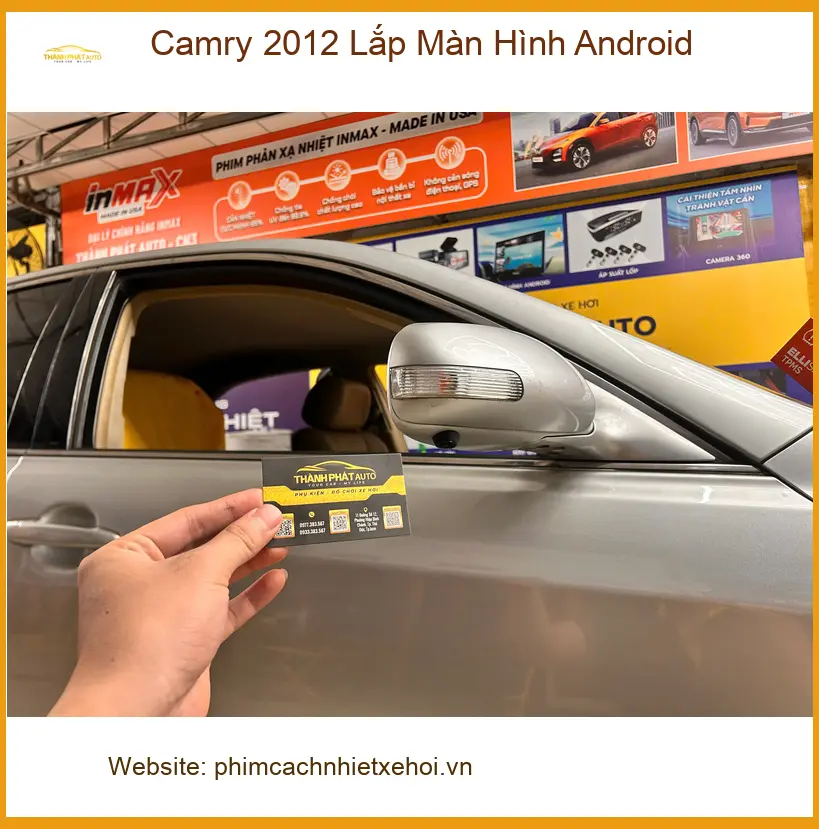 Anh Tấn nâng cấp màn hình Android cho Camry 2012 tại Quận 12 vì màn zin thiếu tính năng ảnh thực tế 4