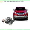 Dán Phim Cách Nhiệt Isuzu Mu-X 2019 - Trung Tâm Lắp Đặt Uy Tín TPHCM