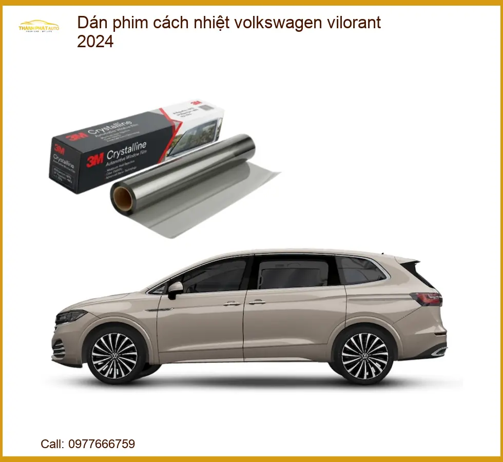 Dán phim cách nhiệt Volkswagen Vilorant 2024 - Trung Tâm Thi Công Uy Tín TPHCM