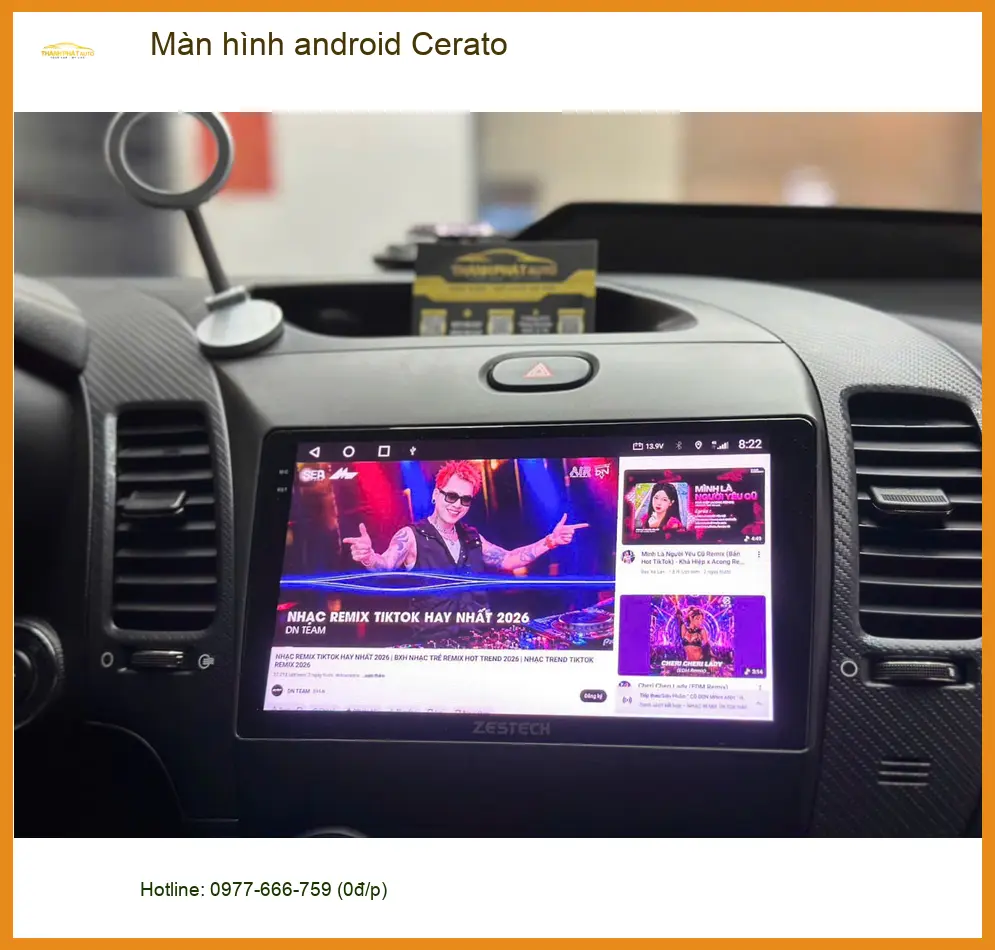 Anh Kiên nâng cấp màn hình android Cerato tại Quận 12 vì màn hình zin thiếu tính năng ảnh thực tế 2