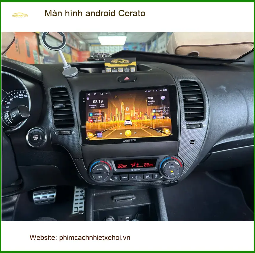 Anh Kiên nâng cấp màn hình android Cerato tại Quận 12 vì màn hình zin thiếu tính năng ảnh thực tế 3