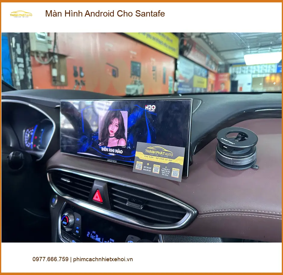 Anh Tùng nâng cấp màn hình Android cho Santafe tại Quận 12 để nâng tầm tiện ích ảnh thực tế 2