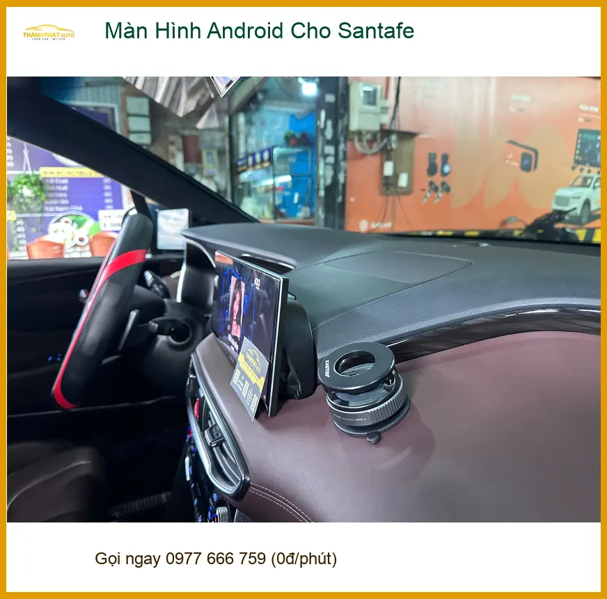 Anh Tùng nâng cấp màn hình Android cho Santafe tại Quận 12 để nâng tầm tiện ích ảnh thực tế 3