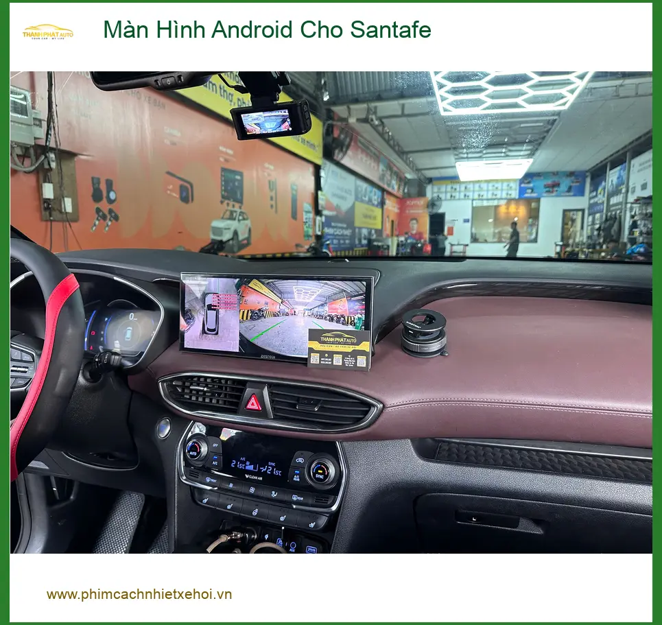 Anh Tùng nâng cấp màn hình Android cho Santafe tại Quận 12 để nâng tầm tiện ích ảnh thực tế 4