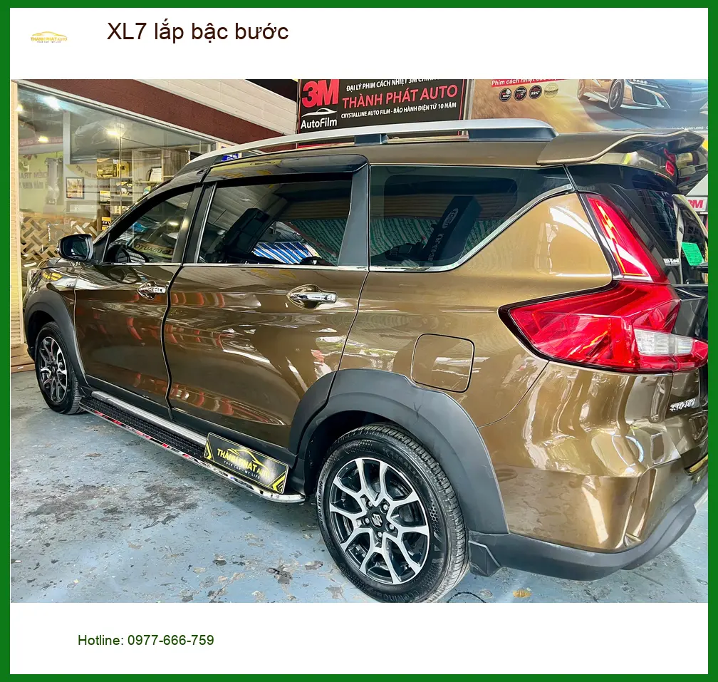 Anh Khải lắp bậc bước XL7 tại Quận Thủ Đức giúp gia đình đi lại thuận tiện ảnh thực tế 3