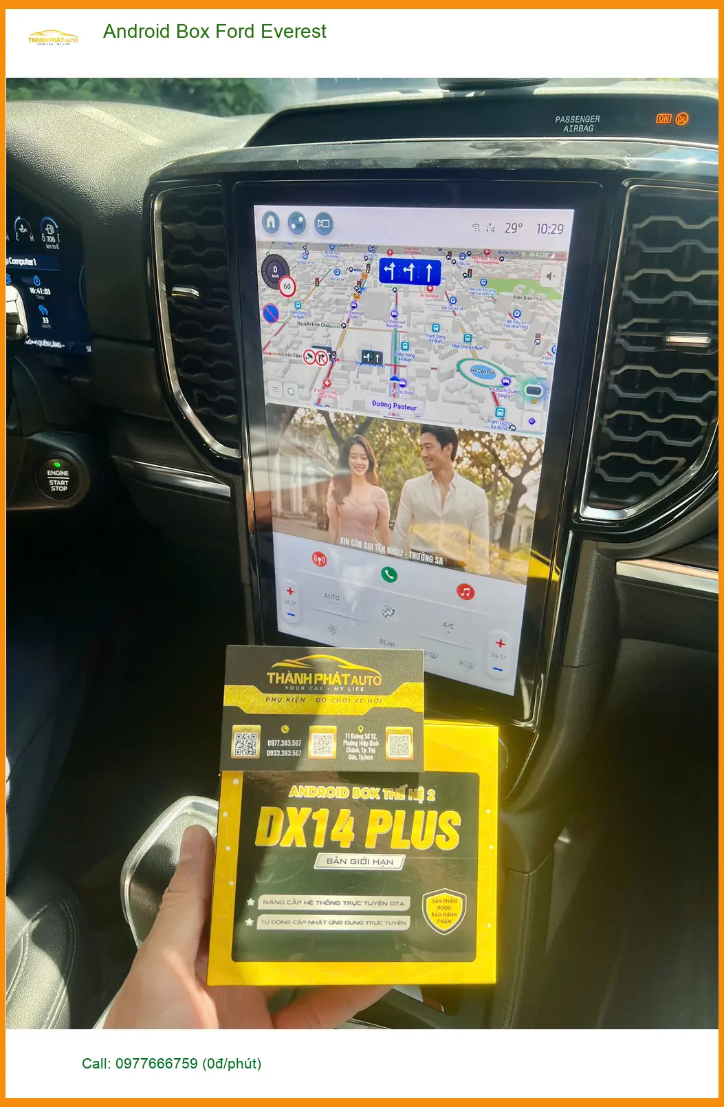 Anh Khang lắp Android Box cho Ford Everest tại Thủ Đức cần nhiều tính năng hơn ảnh thực tế 2
