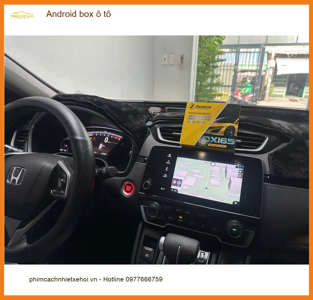 Anh Kiên lắp Android box ô tô cho Mazda CX-5 tại Quận 3 tiện lợi
