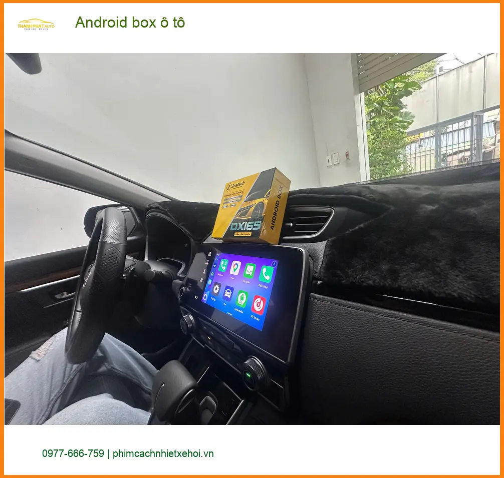 Anh Kiên lắp Android box ô tô cho Mazda CX-5 tại Quận 3 tiện lợi ảnh thực tế 3