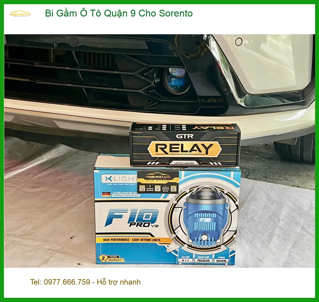 Anh Tấn lắp Bi Gầm Ô Tô Sorento tại Quận 9 để tăng sáng lái đêm an toàn hơn ảnh thực tế 3