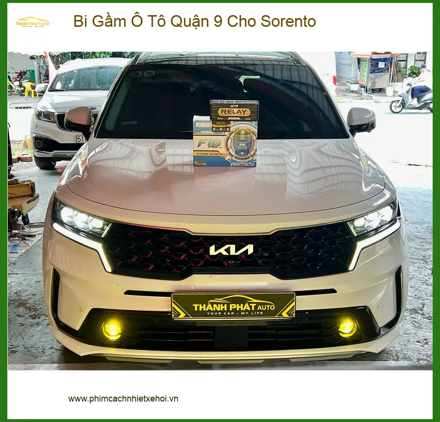 Anh Tấn lắp Bi Gầm Ô Tô Sorento tại Quận 9 để tăng sáng lái đêm an toàn hơn ảnh thực tế 4