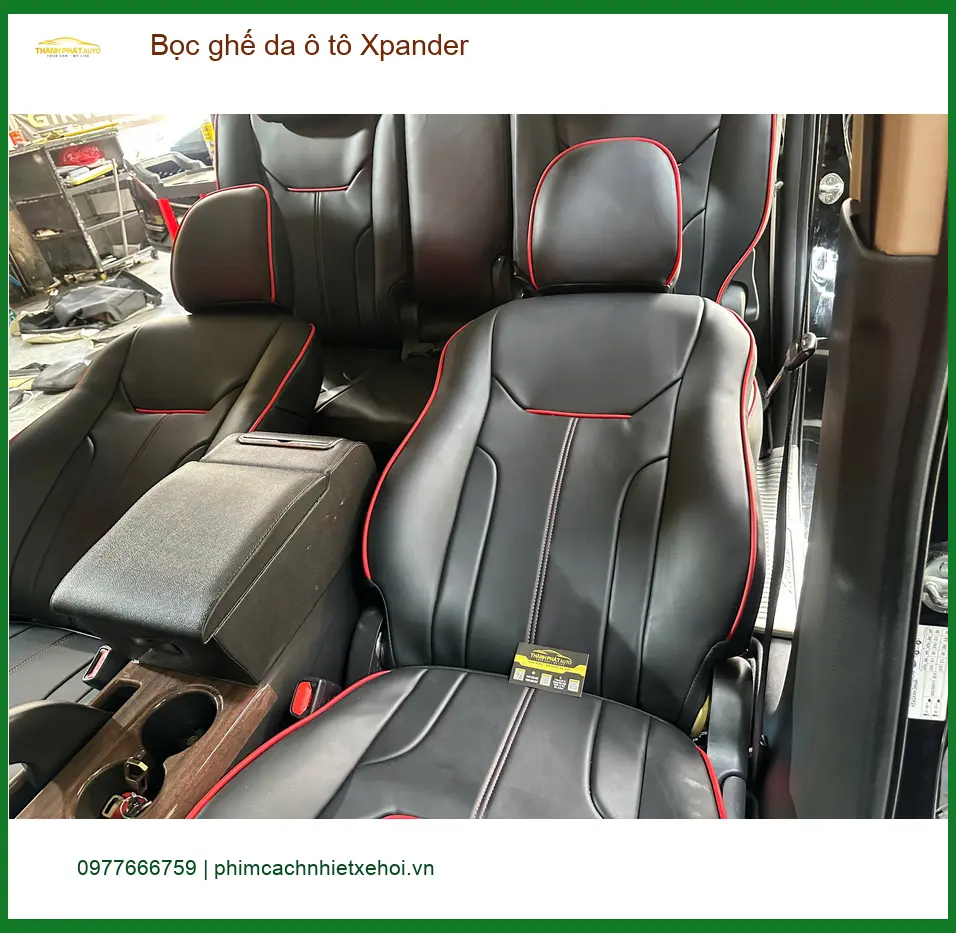 Chú Long bọc ghế da ô tô Xpander Quận 1 vì ghế cũ xuống cấp, muốn nâng tầm nội thất ảnh thực tế 3