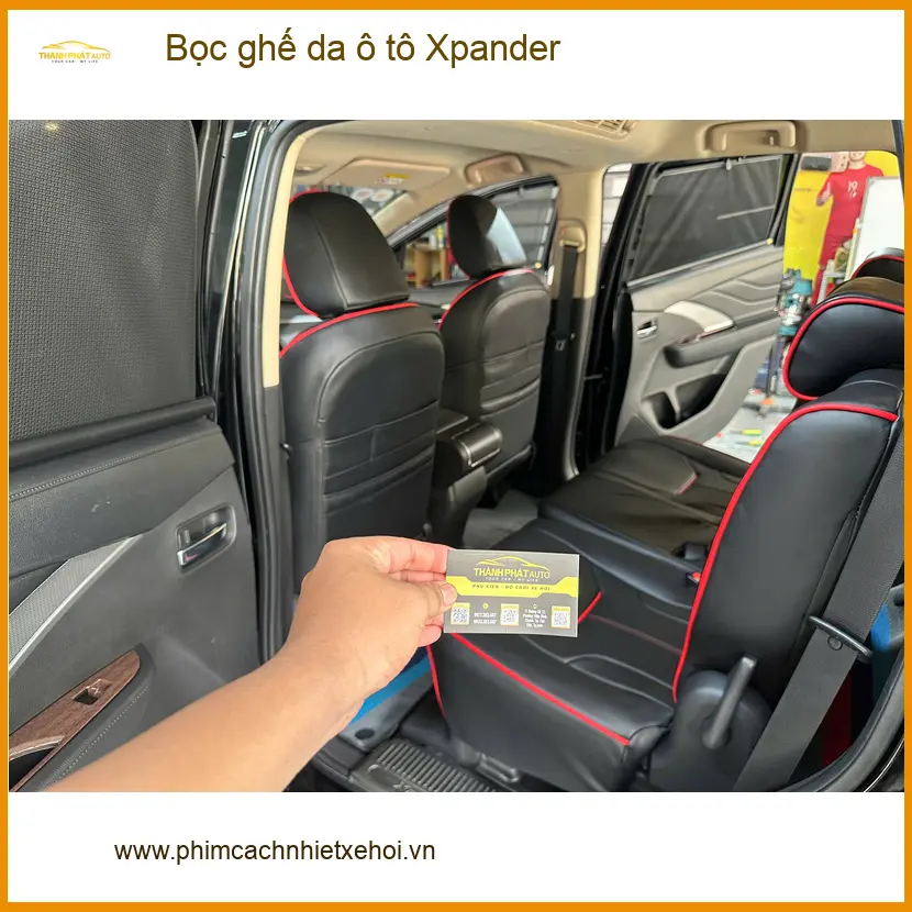 Chú Long bọc ghế da ô tô Xpander Quận 1 vì ghế cũ xuống cấp, muốn nâng tầm nội thất ảnh thực tế 4