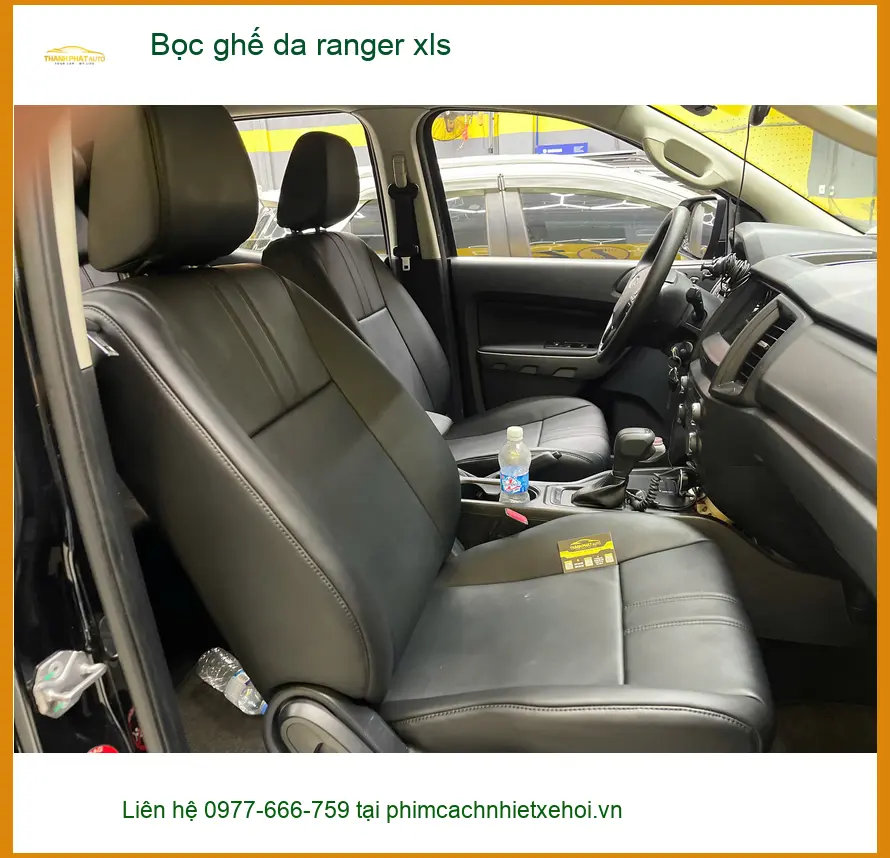 Anh Tiến bọc ghế da Ranger XLS tại Quận Bình Thạnh để nội thất mới mẻ ảnh thực tế 2