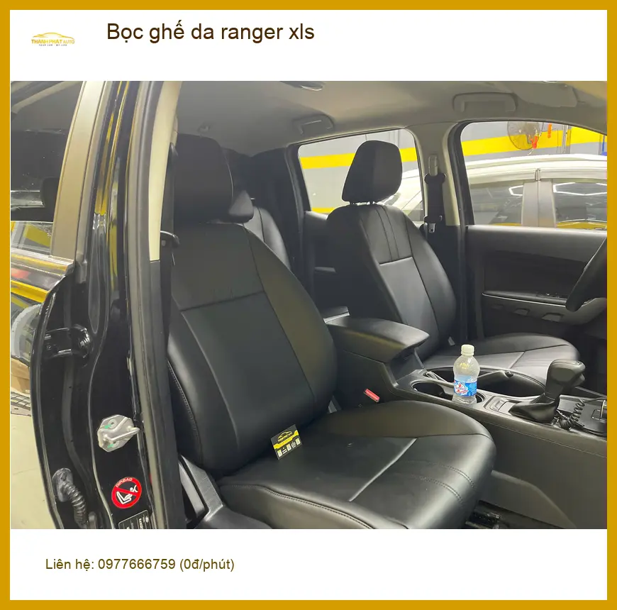 Anh Tiến bọc ghế da Ranger XLS tại Quận Bình Thạnh để nội thất mới mẻ ảnh thực tế 3