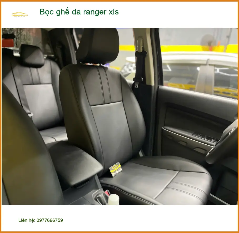 Anh Tiến bọc ghế da Ranger XLS tại Quận Bình Thạnh để nội thất mới mẻ ảnh thực tế 4