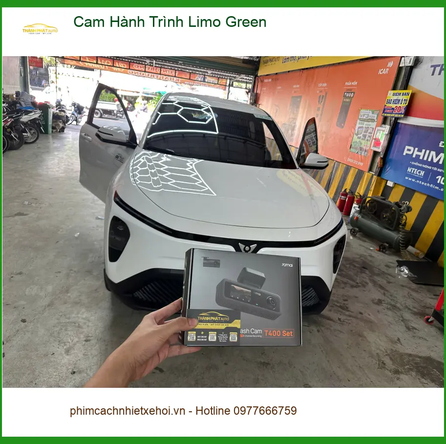 Anh Khải lắp Cam Hành Trình Limo Green cho Honda CRV tại Quận 12