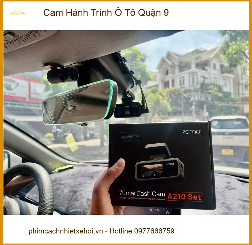 Chị Hà lắp Camera Hành Trình Ô Tô cho Toyota Cross ở Quận 9