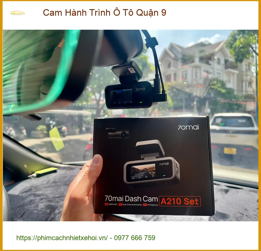 Chị Hà lắp Camera Hành Trình Ô Tô cho Toyota Cross ở Quận 9 ảnh thực tế 2