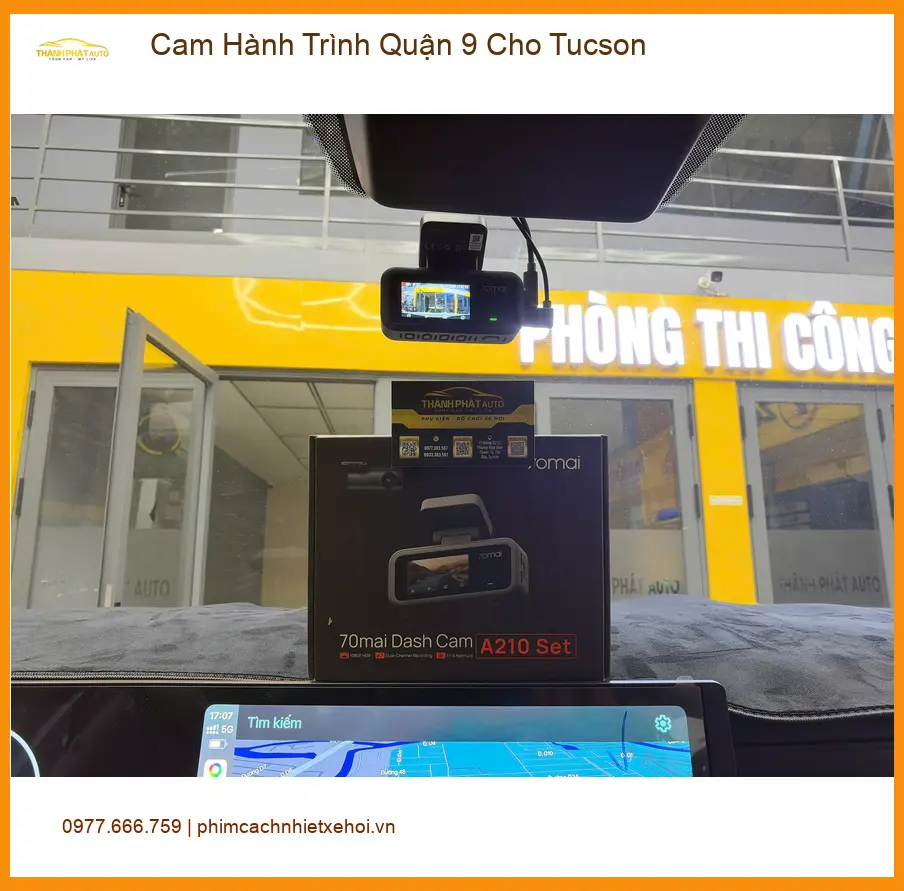 Anh Kiên lắp camera hành trình cho Tucson tại Quận 9 để an tâm hơn khi lái xe ảnh thực tế 2