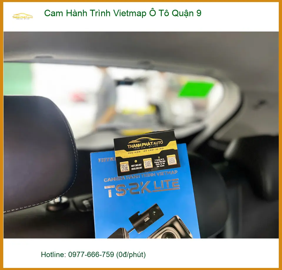Anh Tùng gắn Cam Hành Trình Vietmap cho Honda CRV ở Quận 9