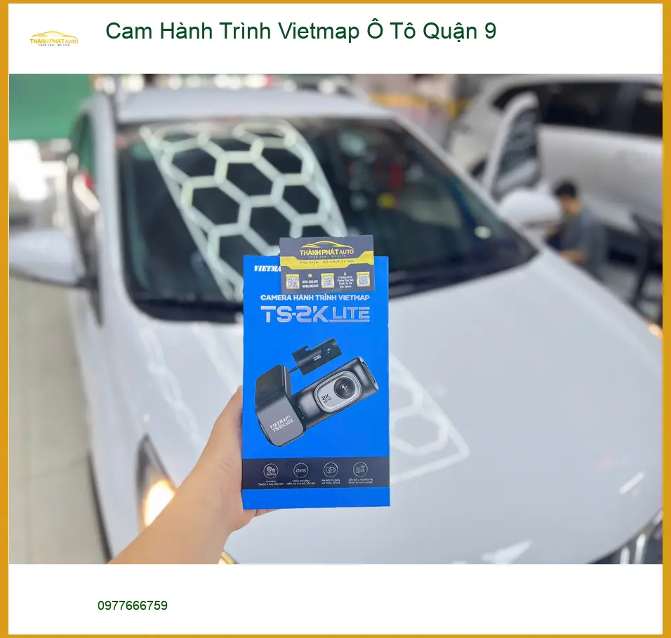 Anh Tùng gắn Cam Hành Trình Vietmap cho Honda CRV ở Quận 9 ảnh thực tế 2