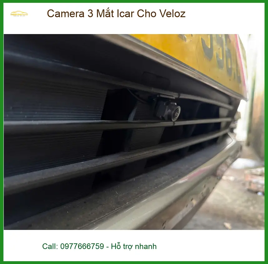 Anh Kiên lắp Camera 3 Mắt Icar cho Veloz tại Quận Thủ Đức vì lo lắng điểm mù ảnh thực tế 3