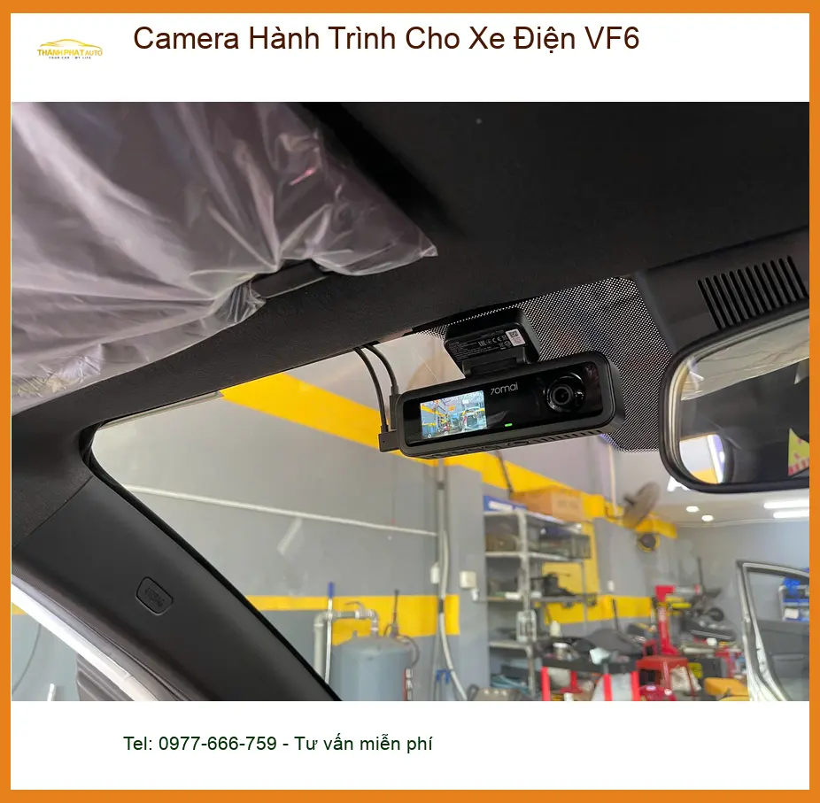Chị Thảo lắp Camera Hành Trình cho VF6 Quận 9 để ghi lại hành trình an toàn ảnh thực tế 5