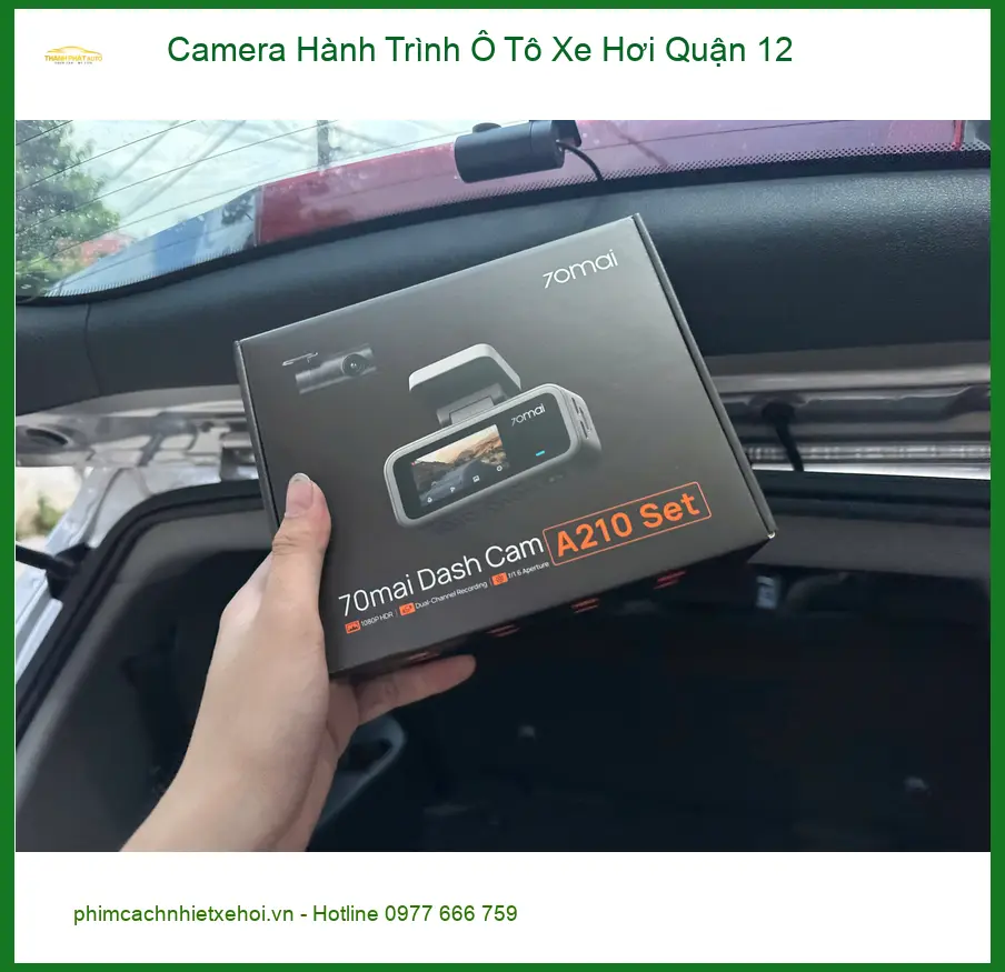 Anh Minh lắp camera hành trình ô tô Kia Carnival uy tín tại Quận 12