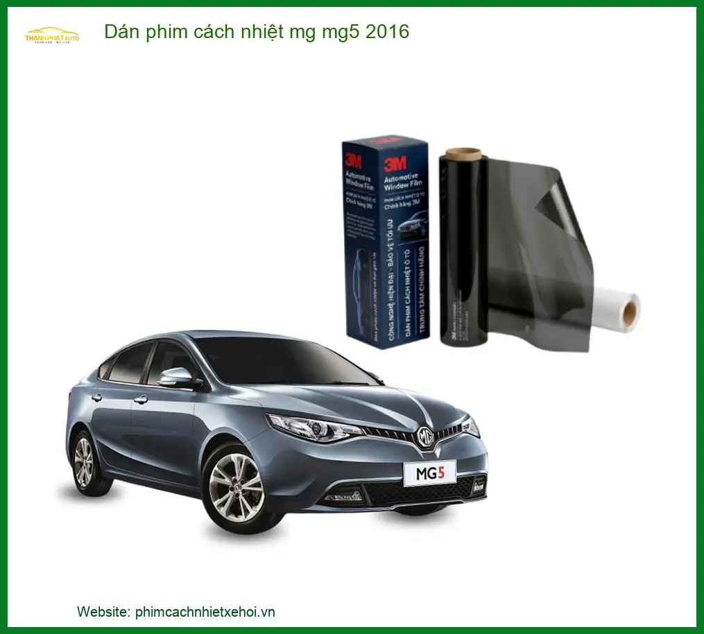 Dán Phim Cách Nhiệt MG MG5 2016 - Trung Tâm Thi Công Uy Tín TPHCM