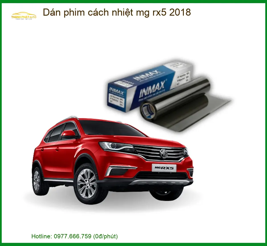 Dán Phim Cách Nhiệt MG RX5 2018 - Địa Chỉ Lắp Đặt Chính Hãng TPHCM