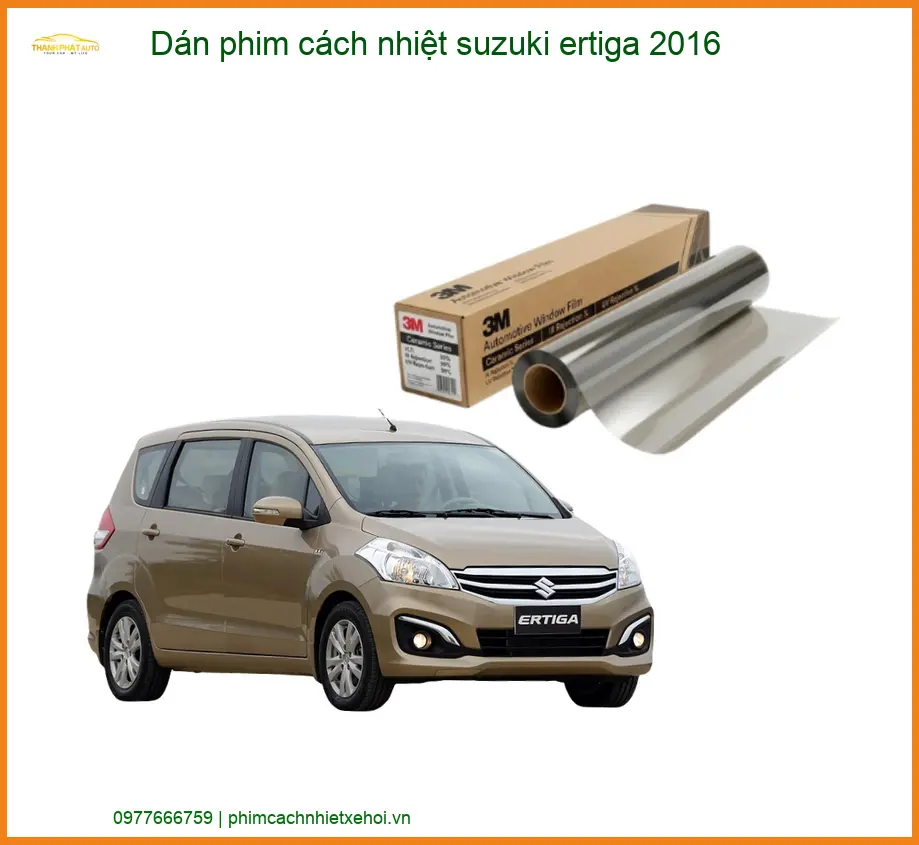 Dán Phim Cách Nhiệt Suzuki Ertiga 2016 - Trung Tâm Thi Công Uy Tín TPHCM