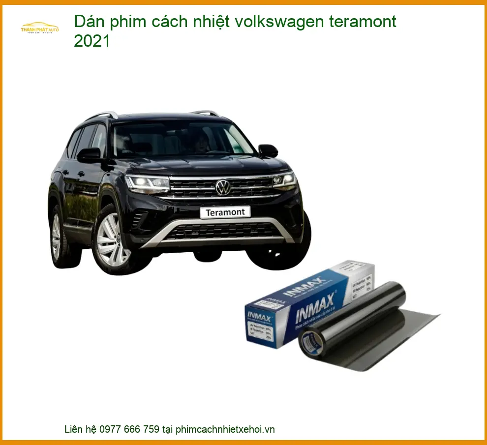 Dán Phim Cách Nhiệt Volkswagen Teramont 2021 - Trung Tâm Thi Công Chính Hãng TPHCM
