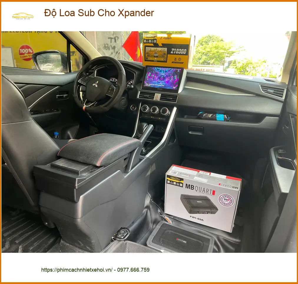 Anh Dũng độ loa sub cho Xpander tại Quận Thủ Đức để âm thanh sống động hơn ảnh thực tế 4