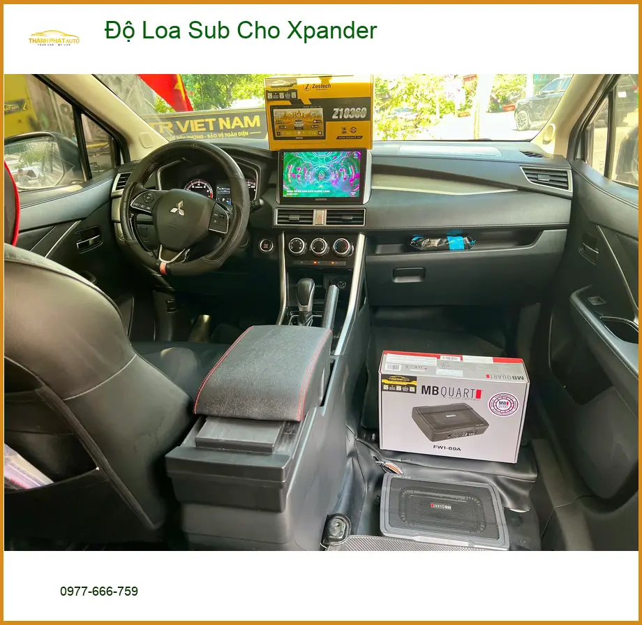 Anh Dũng độ loa sub cho Xpander tại Quận Thủ Đức để âm thanh sống động hơn ảnh thực tế 5