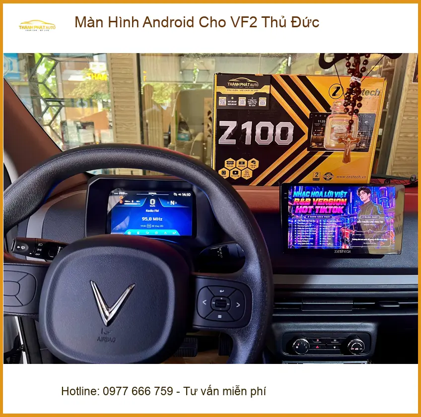 Anh Khải nâng cấp Màn Hình Android VF2 tại Thủ Đức, trải nghiệm giải trí vượt trội. ảnh thực tế 2