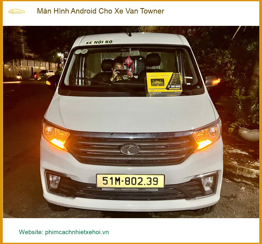 Chú Sơn nâng cấp Màn Hình Android Xe Van Towner tại Thủ Đức làm việc ảnh thực tế 2