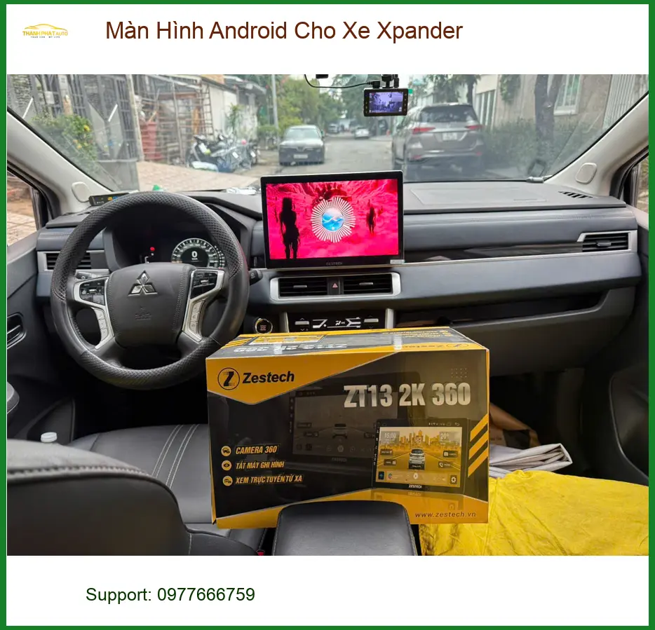 Anh Long lắp màn hình Android Xpander ở Quận Thủ Đức vì màn zin cũ