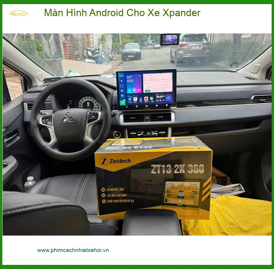 Anh Long lắp màn hình Android Xpander ở Quận Thủ Đức vì màn zin cũ ảnh thực tế 2