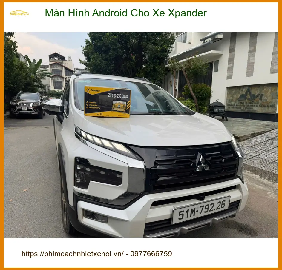 Anh Long lắp màn hình Android Xpander ở Quận Thủ Đức vì màn zin cũ ảnh thực tế 5