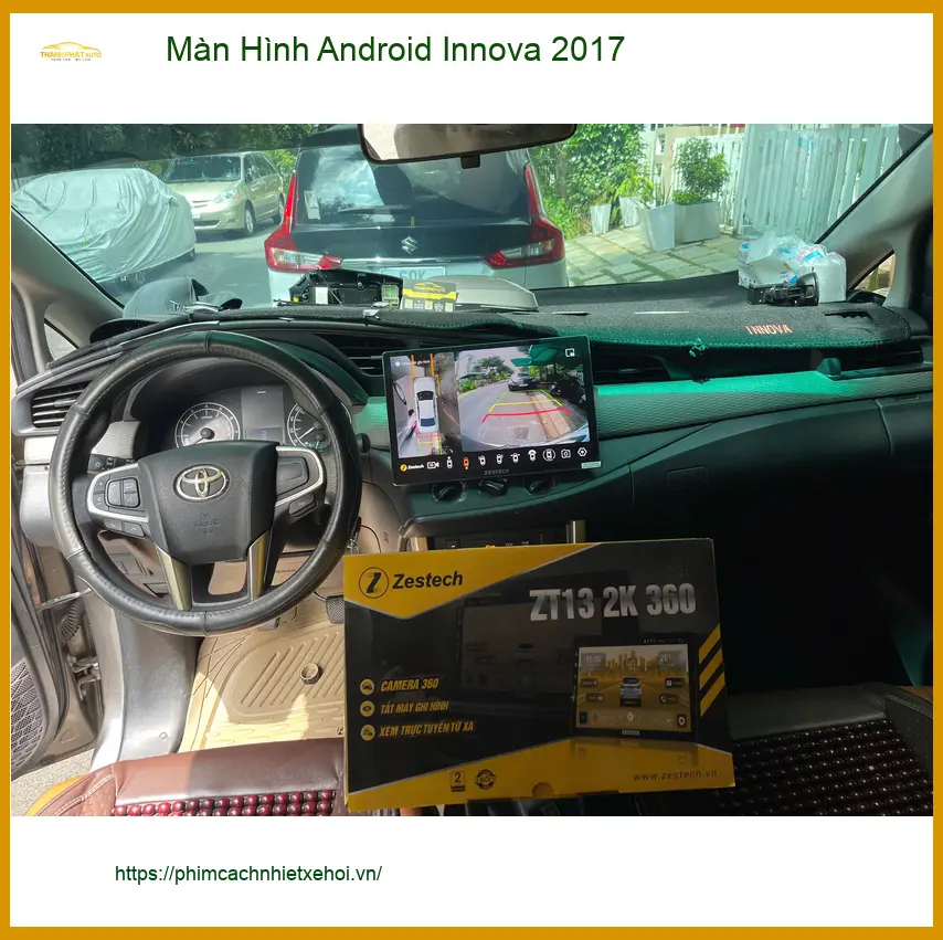 Anh Khải nâng cấp Màn Hình Android Innova 2017 tại Quận 9 màn hình zin lỗi thời. ảnh thực tế 2