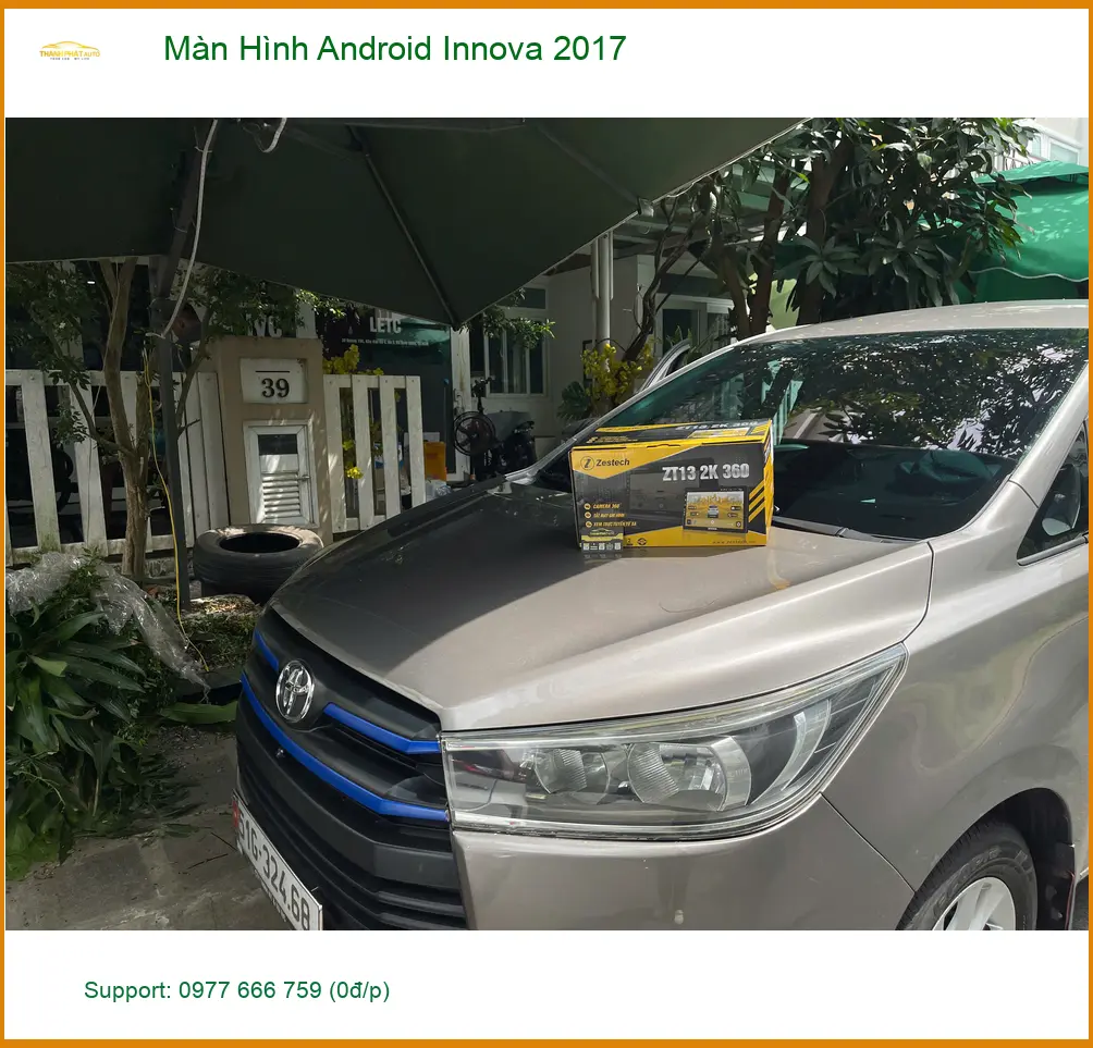 Anh Khải nâng cấp Màn Hình Android Innova 2017 tại Quận 9 màn hình zin lỗi thời. ảnh thực tế 3