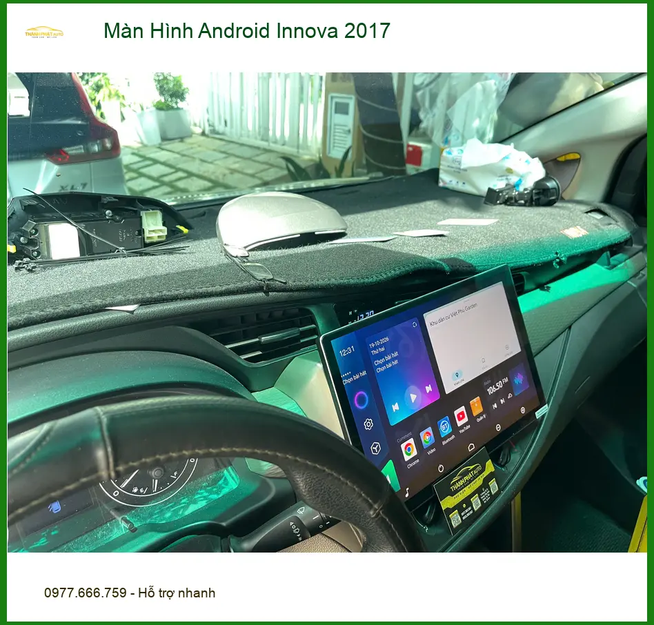 Anh Khải nâng cấp Màn Hình Android Innova 2017 tại Quận 9 màn hình zin lỗi thời. ảnh thực tế 4